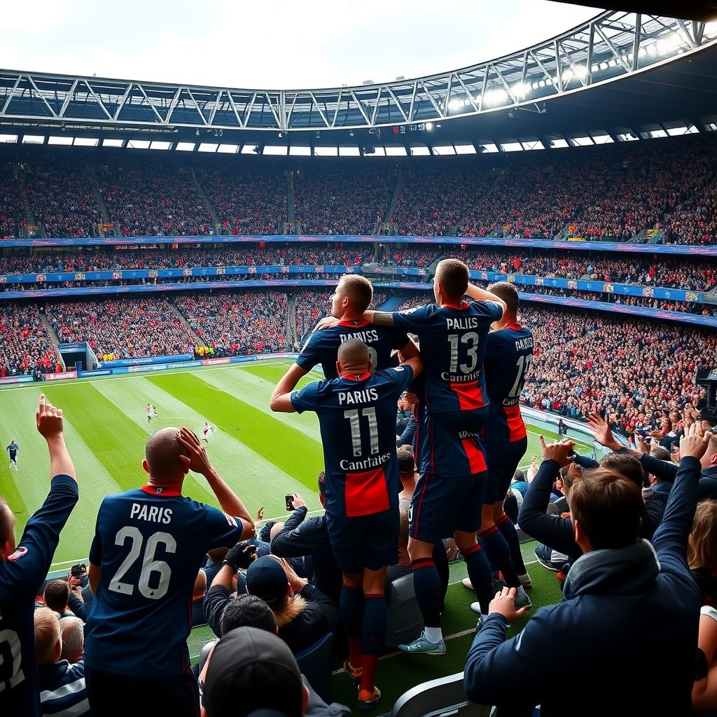 开yun官网-巴黎圣日耳曼法甲主场大胜巴黎FC，榜首位置稳固